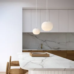 Kjøkkenbelysning Tak|Takpendler>DFTP Navone takpendel 20 cm - Hvit