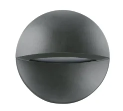 Utelamper Med Opp/Ned Lys>NorDesign Nerine 140 vegglampe utensdørs 3,2W coloure switch 3000/4000K IP65 - grå Antrasitt