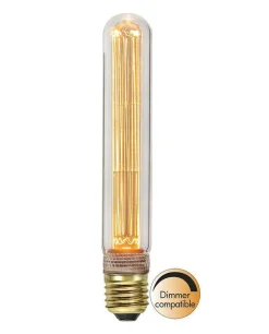Dekorpære E27|Led-Pærer E27 Sokkel>Star Trading New Generation tube T30 E27 2,3W - Dimbar Hvit