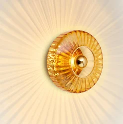 Interiørlamper>Design by Us New Wave Optic 26 Wall Lamp - Amber