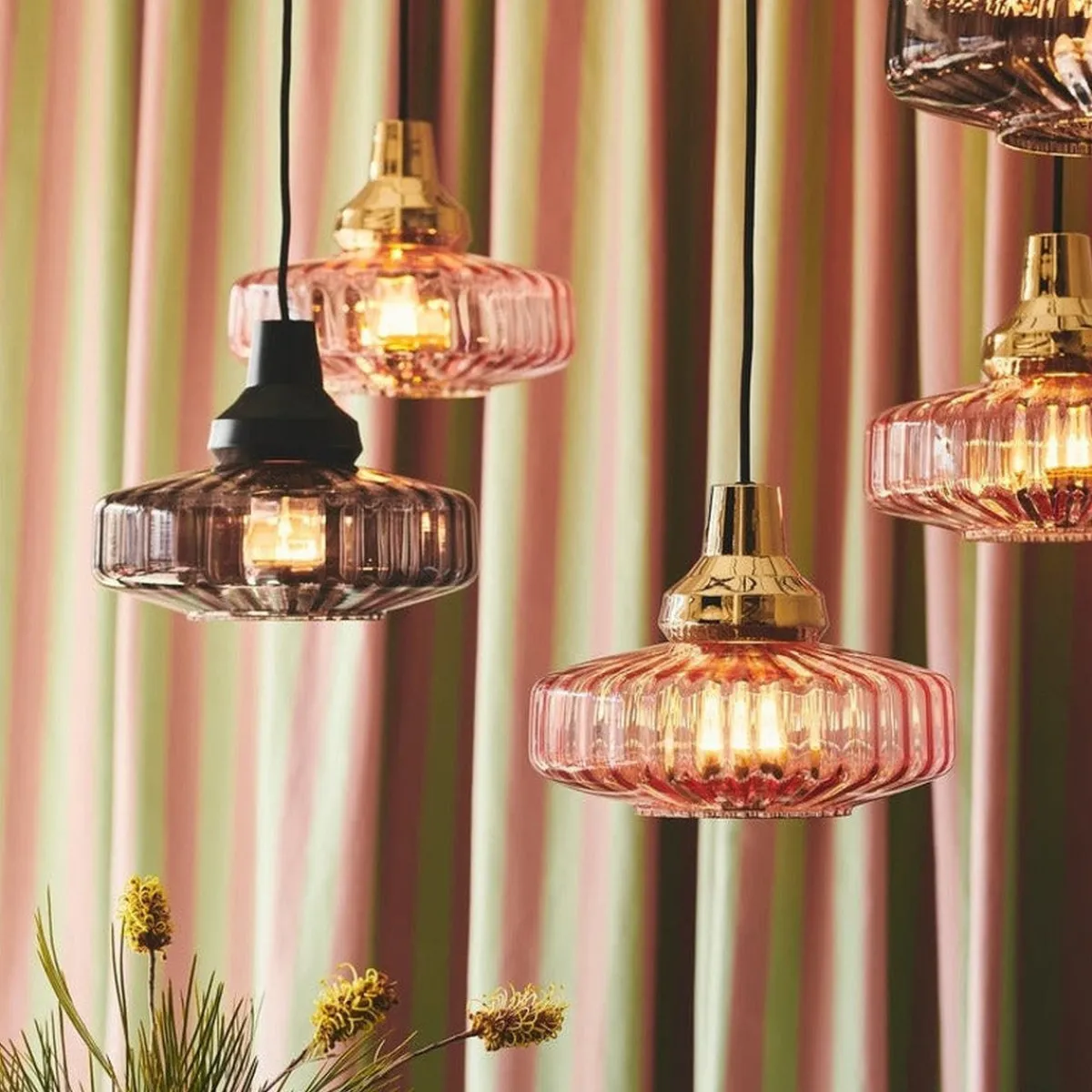 Kjøkkenbelysning Tak|Takpendler>Design by Us New Wave Optic taklampe - Rosa