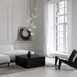 Kjøkkenbelysning Tak|Takpendler>TK Lighting Nilos takpendel 10-lys Svart / Gullfarget