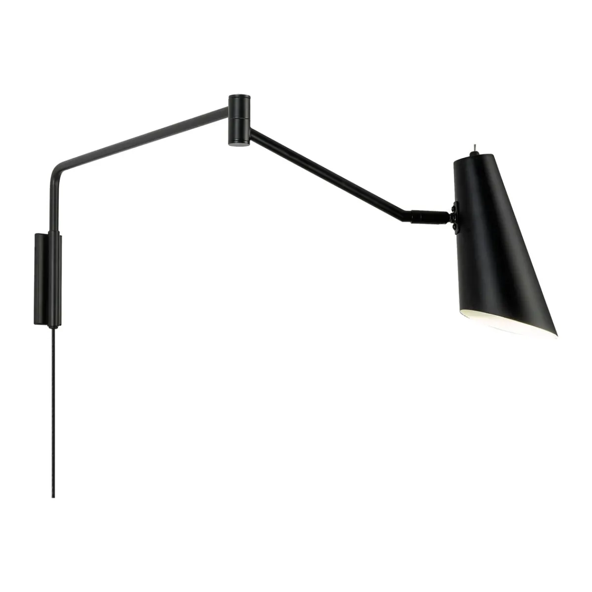 Leselamper>Dyberg Larsen Noa vegglampe lang - Svart