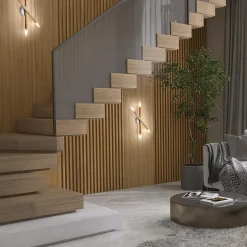 Kjøkkenbelysning Tak|Taklamper / Takplafonder>TK Lighting Noble tak/vegglampe 4-lys Natur