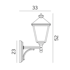 Lightup-Pris|Utelamper - Klassiske Vegglamper><noscript><img width=