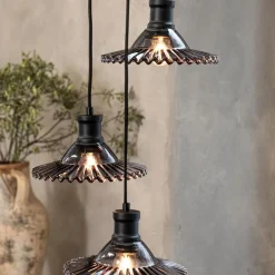 Kjøkkenbelysning Tak|Takpendler>Marksløjd Novia 3 takpendel Røykgrå