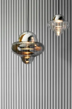 Kjøkkenbelysning Tak|Takpendler>Design by Us Nutty taklampe - Klar/Sølv Klar / Sølv