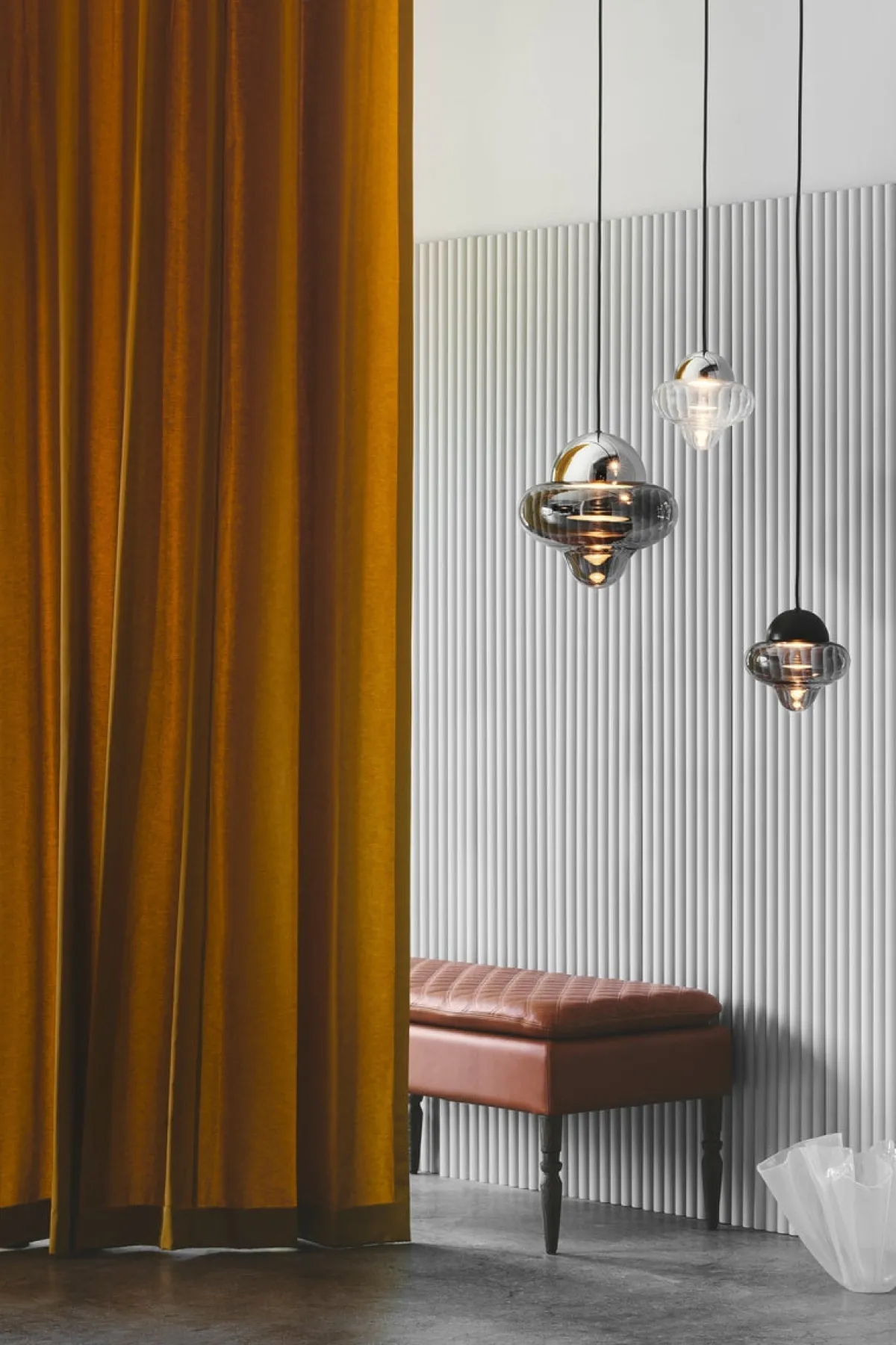 Kjøkkenbelysning Tak|Takpendler>Design by Us Nutty taklampe - Klar/Sølv Klar / Sølv