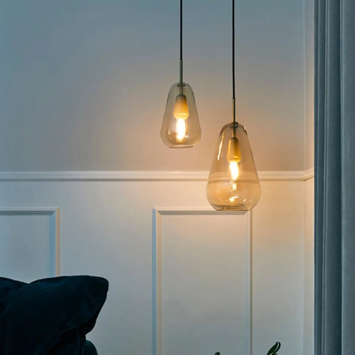 Kjøkkenbelysning Tak|Takpendler>Nuura Anoli 1 medium Gold Messing