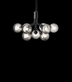 Baderomsbelysning Tak|Kjøkkenbelysning Tak>Nuura Apiales 9 /optic glass Svart