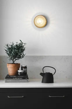 Baderomsbelysning Tak|Interiørlamper>Nuura Liila 1 vegglampe/taklampe - medium - nordic gold / optikk Bronse / Messing