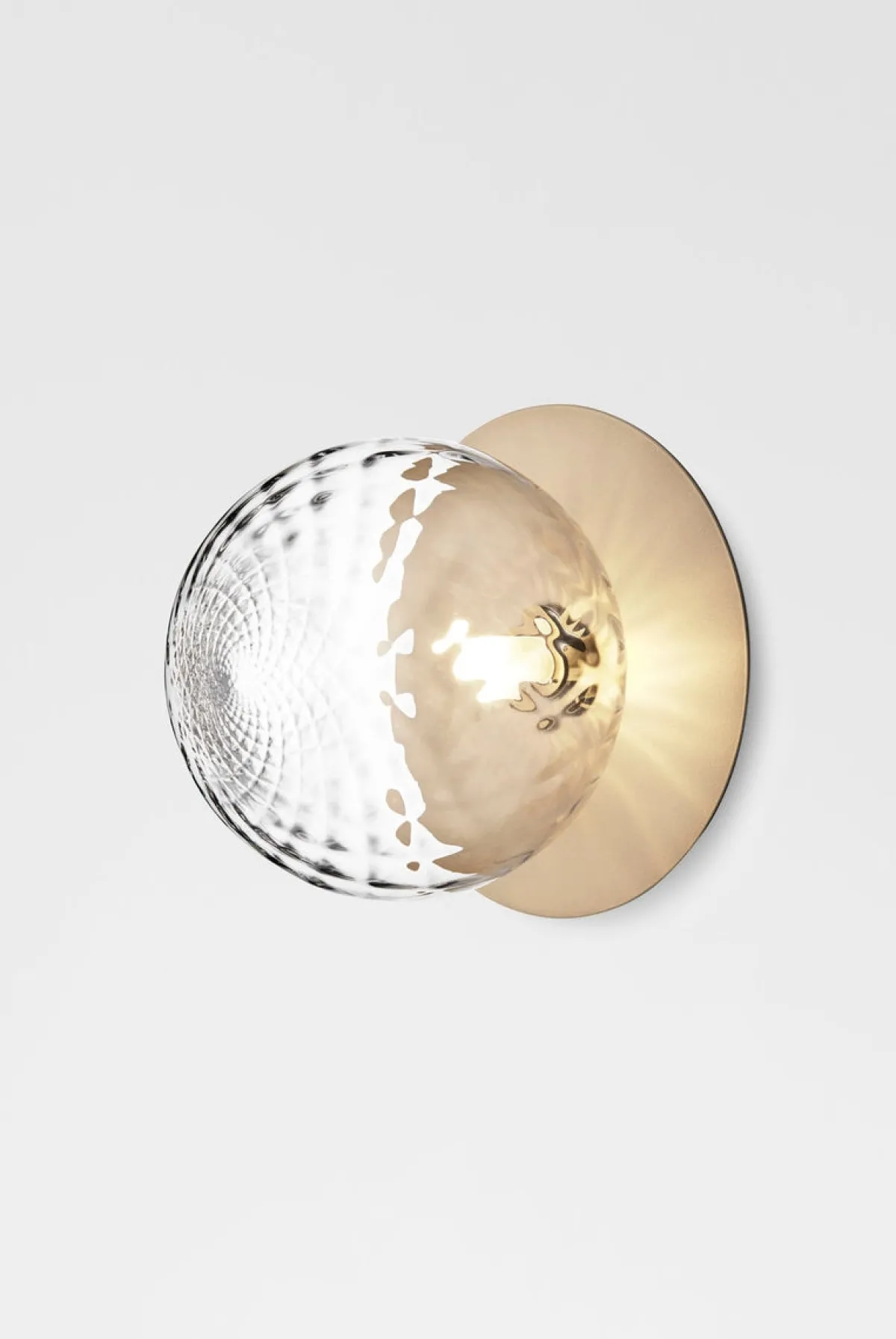 Baderomsbelysning Tak|Interiørlamper>Nuura Liila 1 vegglampe/taklampe - large - nordic gold / optikk Bronse / Messing