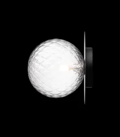 Baderomsbelysning Tak|Interiørlamper>Nuura Liila 1 vegglampe/taklampe - large - / optikk Svart