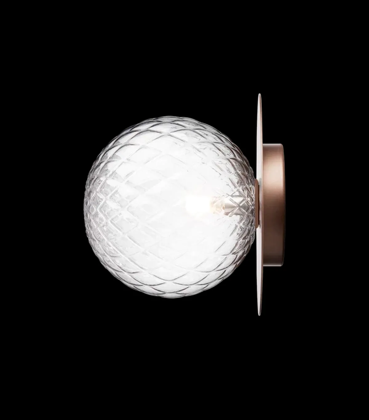 Baderomsbelysning Tak|Interiørlamper>Nuura Liila 1 vegglampe/taklampe - large - / optikk Bronse