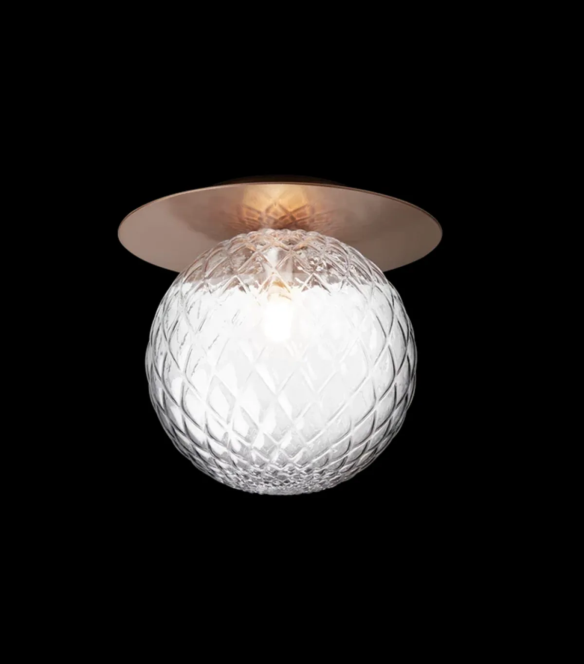 Baderomsbelysning Tak|Interiørlamper>Nuura Liila 1 vegglampe/taklampe - large - / optikk Bronse