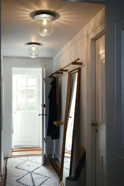 Baderomsbelysning Tak|Interiørlamper>Nuura Liila 1 vegglampe/taklampe - large - light silver/optic glass Krom