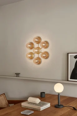 Baderomsbelysning Tak|Interiørlamper>Nuura Liila Star / optikk glass Messing