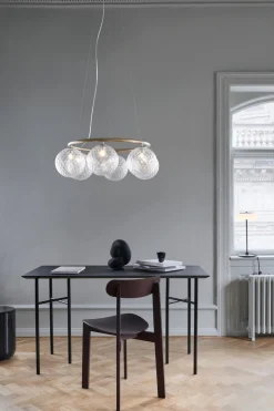 Baderomsbelysning Tak|Kjøkkenbelysning Tak>Nuura Miira 6 circular / optikk Messing