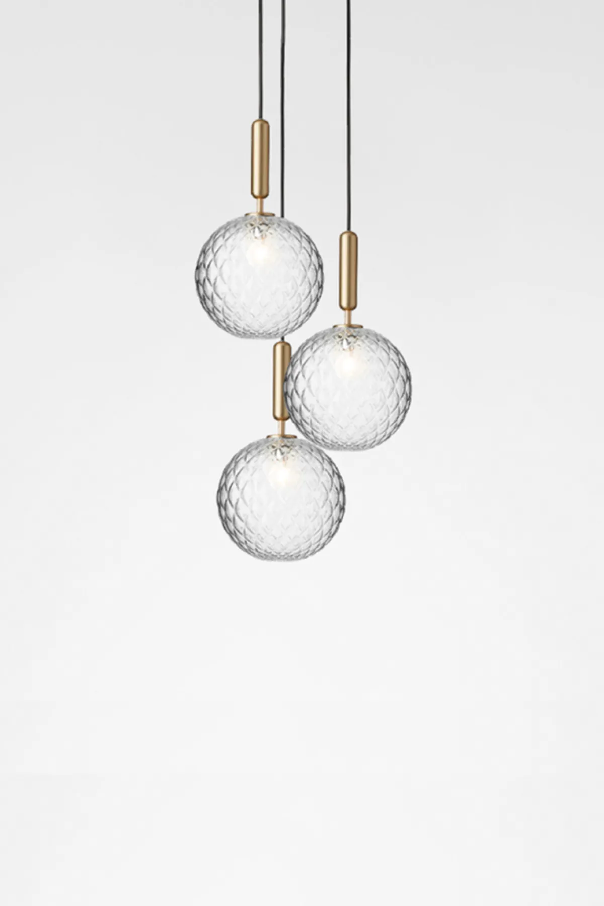 Kjøkkenbelysning Tak|Takpendler>Nuura Miira 3 large Messing / Opal