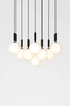 Kjøkkenbelysning Tak|Takpendler>Nuura Miira 13 large Svart / Opal