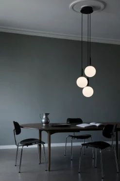 Kjøkkenbelysning Tak|Takpendler>Nuura Miira 3 large Svart / Opal