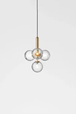 Baderomsbelysning Tak|Kjøkkenbelysning Tak>Nuura Miira 4 / optikk Messing