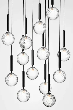 Kjøkkenbelysning Tak|Takpendler>Nuura Miira 13 / optikk Svart