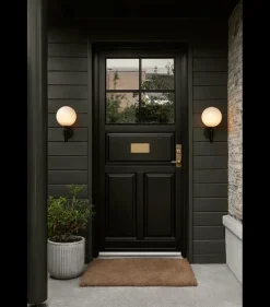 Utelamper - Klassiske Vegglamper>Nuura Miira utendørslampe - Svart / Opal