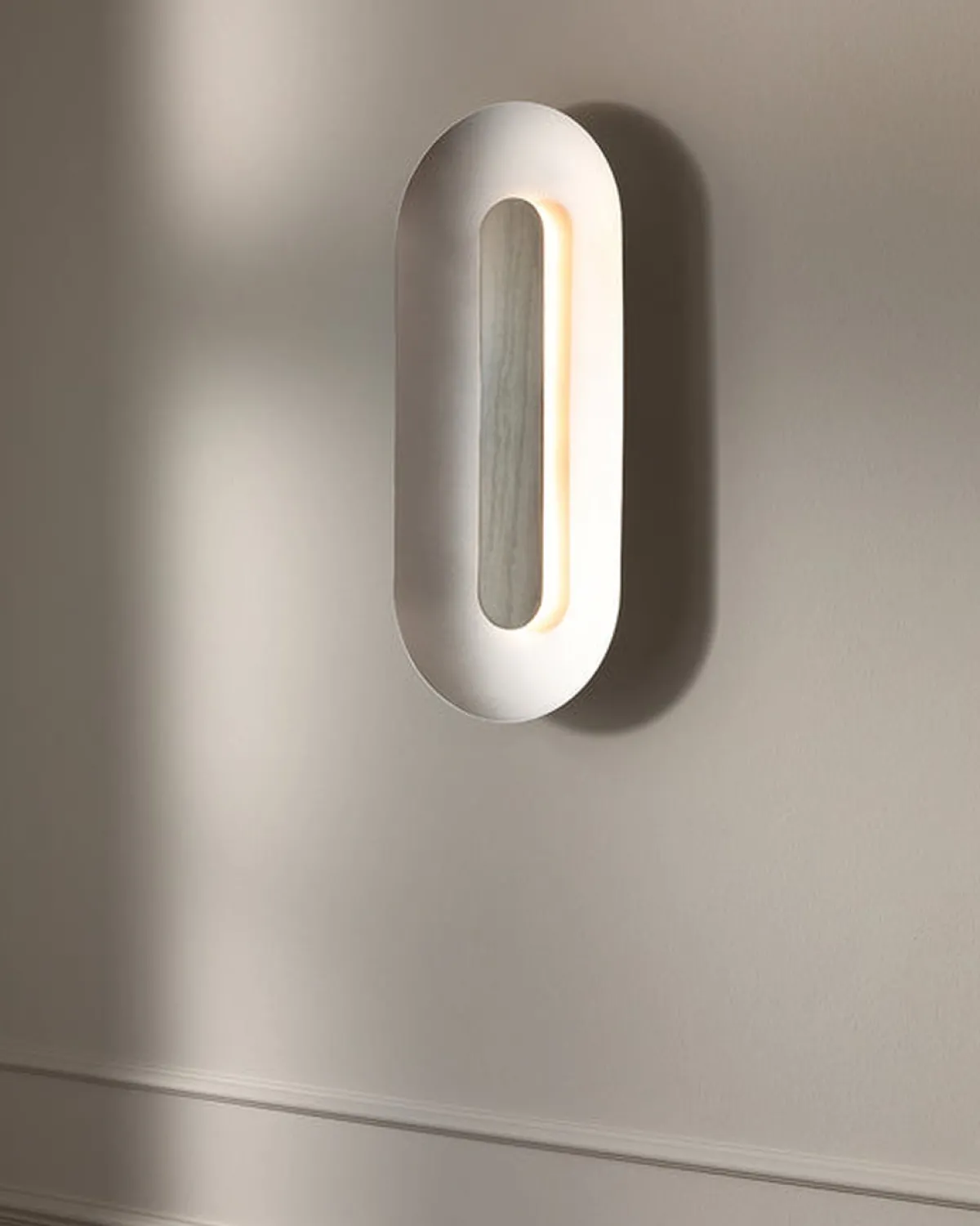 Baderomsbelysning Tak|Interiørlamper>Nuura Sasi Large vegglampe - Sølv Krom