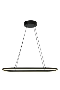 Kjøkkenbelysning Tak|Takpendler>Aneta Lighting Oda takpendel oval 3000 Kelvin Svart