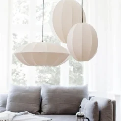 Kjøkkenbelysning Tak|Takpendler>Oi Soi Oi Silkeskjerm Oval S Sand