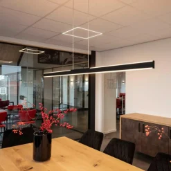 Kjøkkenbelysning Tak|Takpendler>Slv One linear 140 cm takpendel opp/ned lys 35W 2700/3000 Kelvin - Dimbar