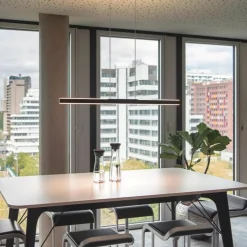 Kjøkkenbelysning Tak|Takpendler>Slv One linear 100 cm takpendel opp/ned lys 24W 2700/3000 Kelvin - Dimbar