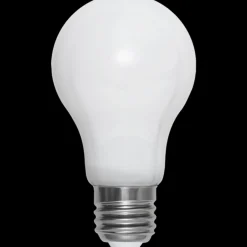 Led-Pærer E27 Sokkel>Star Trading hvit dimbar E27 LED 5W 60mm Opal