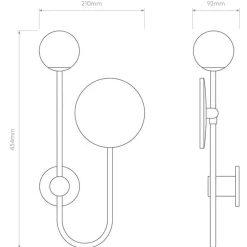 Baderomsbelysning Vegg><noscript><img width=