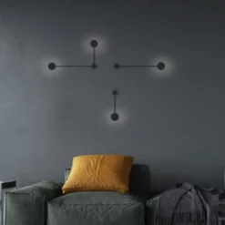 Interiørlamper>Nowodvorski Orbit 1 vegglampe 20 - Svart