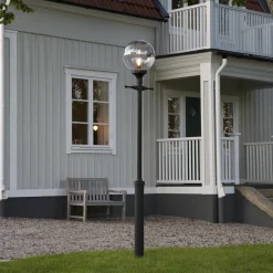 Lyktestolper>Konstsmide Orion stolpe 240cm - Svart