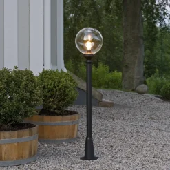 Lyktestolper>Konstsmide Orion stolpe 118cm - Svart