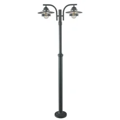 Lightup-Pris|Lyktestolper>Norlys Oslo stolpe 242 Svart