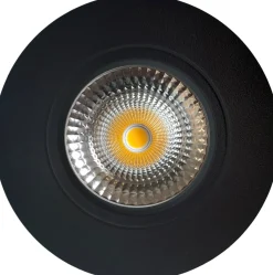 Taklamper Ute|Utendørs Downlights>NorDesign Out tiltbar lavtbyggende downlight utendørs 11W 3000K IP65 RA90 dimbar - Svart