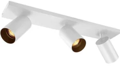 Kjøkkenbelysning Tak|Spotter & Skinner>NorDesign OZ K3 taklampe med 3 spotter - hvit/Svart Hvit / Svart