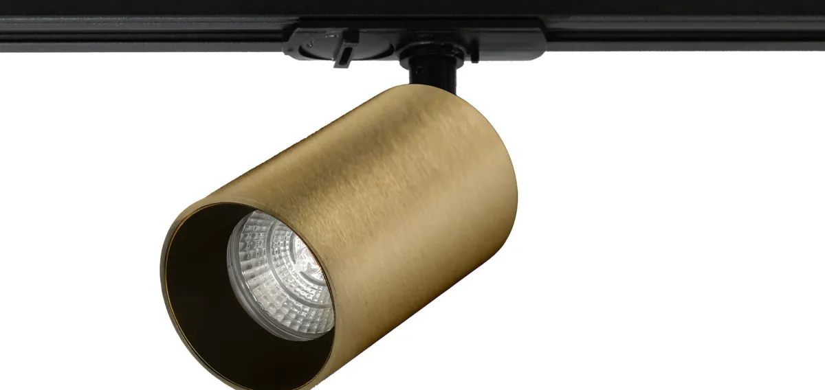 Kjøkkenbelysning Tak|Vox Spotskinner>NorDesign Oz spotskinne 4 spotter 2 meter - Svart/Messing Svart / Messing