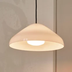 Kjøkkenbelysning Tak|Takpendler>HAY Pao takpendel 35 cm - glass - Hvit