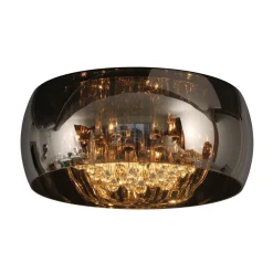 Kjøkkenbelysning Tak|Taklamper / Takplafonder>Lucide Pearl taklampe 40 cm - Krom Krom / Røyk