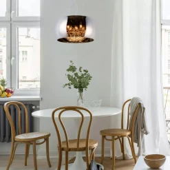 Kjøkkenbelysning Tak|Takpendler>Lucide Pearl takpendel 40 cm - Krom Krom / Røyk