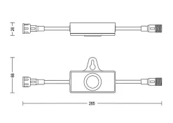 Philips Gardenlink|Tilbehør Lamper>Philips Gardenlink dag/natt sensor til 24 volt systemet Svart