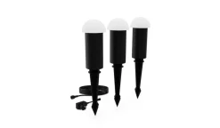 Philips Gardenlink>Philips Gardenlink Edwina hagelys 2700K 1,5W IP44 3-pakning - 24 Volt Svart