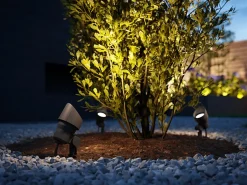 Uplights|Philips Gardenlink>Philips Gardenlink uplight 2700K 6W IP44 3-pakning - - 12Volt Svart