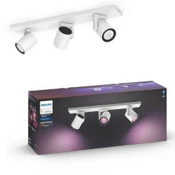 Kjøkkenbelysning Tak|Philips Hue>Philips Hue Argenta 3 lys spotlight white and colore ambiance Aluminium