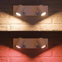 Kjøkkenbelysning Tak|Philips Hue>Philips Hue Argenta dobbel spotlight white and colore ambiance Aluminium